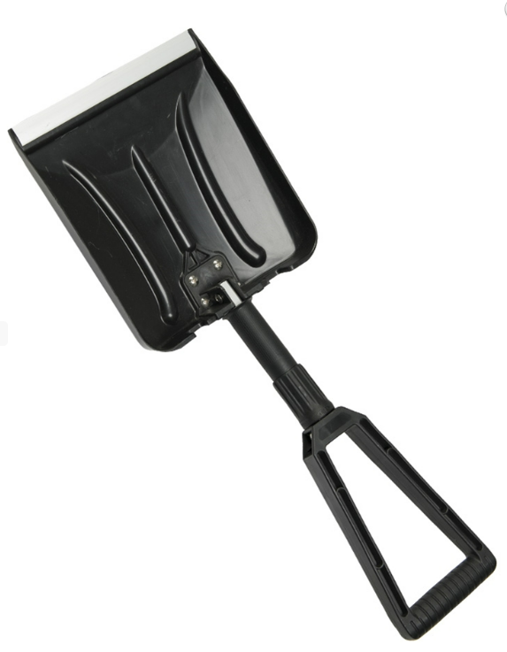 PALA PLEGABLE PLASTICA ABS negra 24x28 cm -   ANTICHISPAS  para Kit ADR (copia)