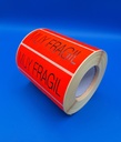ETIQUETA MUY FRÁGIL 110x40MM - ROLLO 1000 UDS