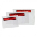 240x180 BOLSAS PORTADOCUMENTOS ADHESIVAS 240X180 - 1 PLIEGUE - CON IMPRESIÓN