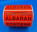 ETIQUETA CONTIENE ALBARÁN - ROLLO 1000 UDS