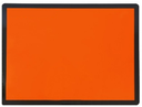 PANEL NARANJA 400X300 REFLECTANTE SIN TEXTO LINEA HORIZONTAL - HOMOLOGADO