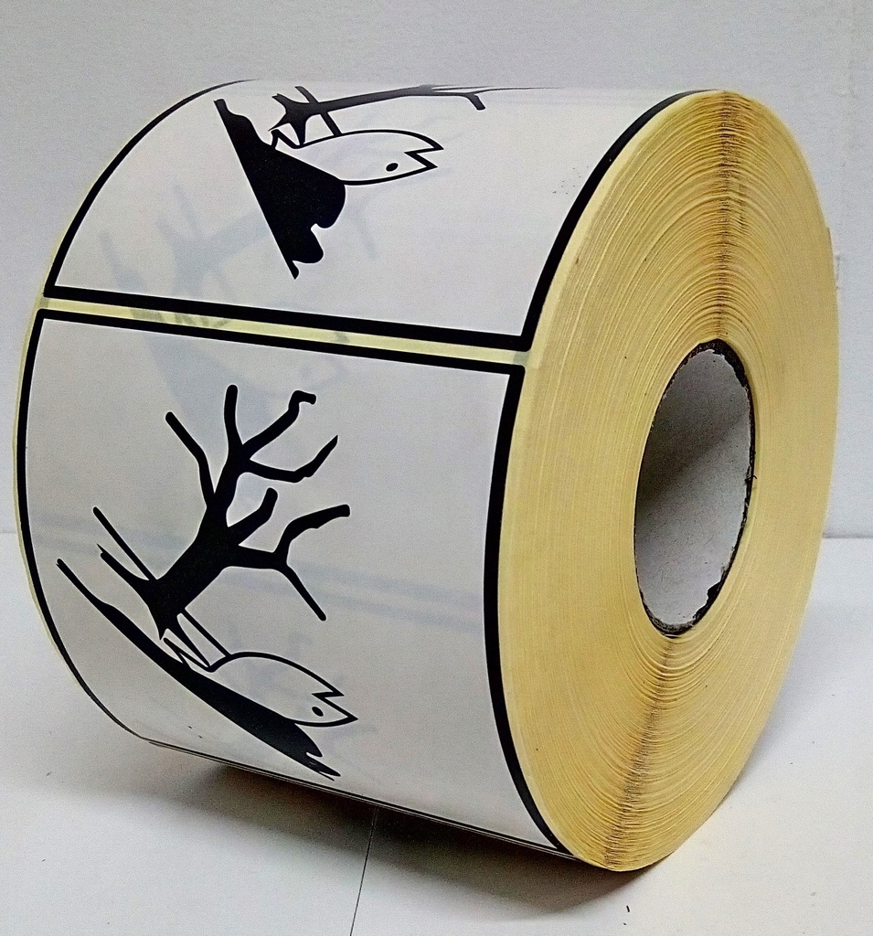 PELIGRO MEDIOAMBIENTE 100x100mm  (copia)