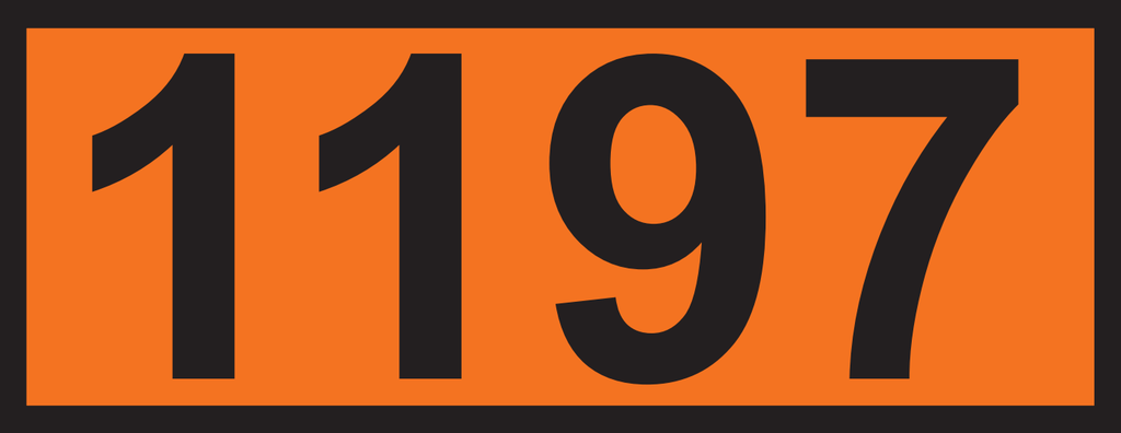 PANEL NARANJA 300X120 MM UN+NUM PERSONALIZADO- Bobina 