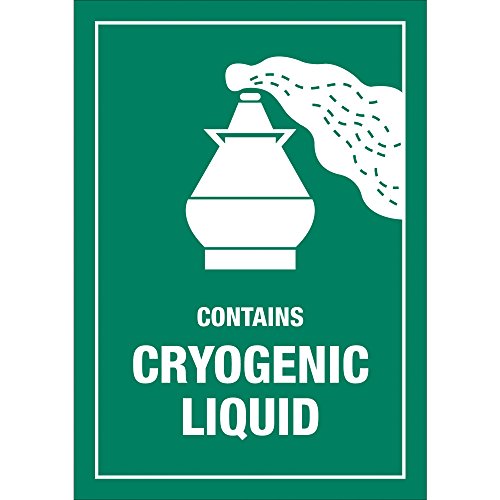 ETIQUETA ADHESIVA CRYOGENIC LIQUID ( LÍQUIDOS CRIOGÉNICOS)  - SEGÚN NORMATIVA AÉREA