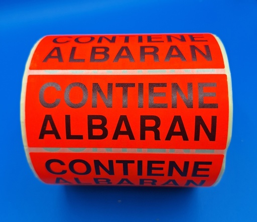 [MP008] ETIQUETA CONTIENE ALBARÁN - ROLLO 1000 UDS