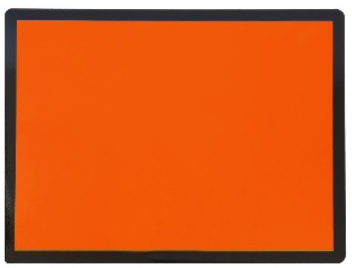 [PN004 PANEL ADR 400X300 SIN TEXTO SIN LINIA] PANEL NARANJA 400X300 REFLECTANTE <Panel Abeja> HOMOLOGADO -  SIN TEXTO SIN LINEA HORIZONTAL 