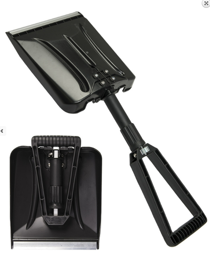 [KIT019] PALA PLEGABLE PLASTICA ABS negra 24x28 cm -   ANTICHISPAS  para Kit ADR (copia)