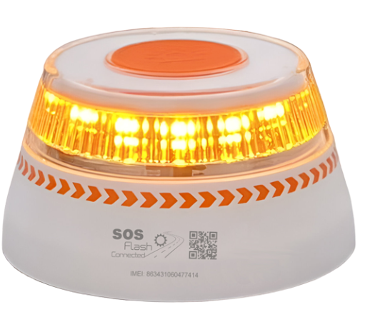 [KIT011_GEOLOCALIZADA] BALIZA DE EMERGENCIA V16 GEOLOCALIZADA (Obligatoria desde 2026)- Conectada con la DGT Homologada